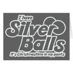 Tengo bolas de plata que es Christmastime en mis p Felicitaciones