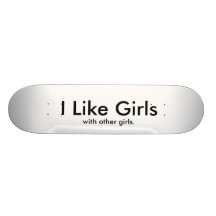 Tengo gusto de chicas, con otras muchachas monopatín personalizado