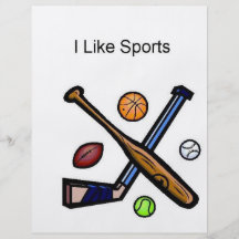 Tengo gusto de deportes tarjeta publicitaria