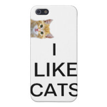 Tengo gusto de gatos iPhone 5 carcasa