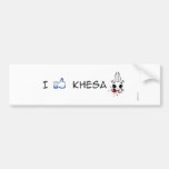 tengo gusto de khesa pegatina de parachoque