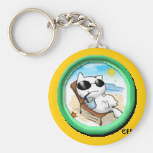 Tengo gusto… de la playa llavero personalizado