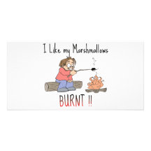 Tengo gusto de mis mashmallows quemados tarjetas personales