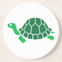 Tengo gusto del práctico de costa de las tortugas posavasos diseño
