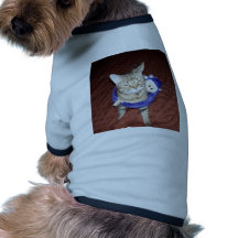 Tengo un mono en mi parte posterior ropa para mascota
