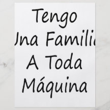 Tengo Una Familia un Toda Maquina Tarjetón