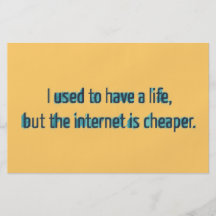 Tenía una vida pero el Internet es más barato Tarjeton