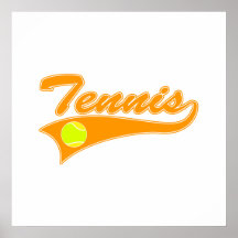 Tenis anaranjado posters