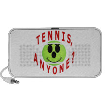 ¿Tenis cualquier persona? Doodle divertido Spea de Altavoz De Viajar
