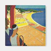 Tenis en Monte Carlo Imanes Para Frigoríficos