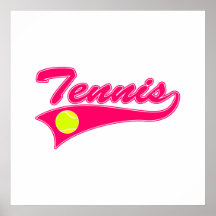 Tenis rosado poster