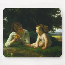 Tentación, William-Adolphe Bouguereau Tapete De Raton