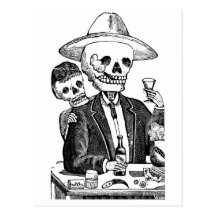 Tequila de consumición esquelético y el fumar, Méx Postal