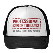 Terapeuta de discurso profesional gorros  