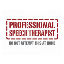 Terapeuta de discurso profesional postal