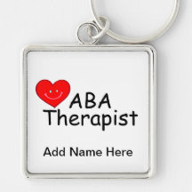 Terapeuta del ABA (Hrt) Llavero