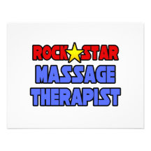 Terapeuta del masaje de la estrella del rock comunicado personal  