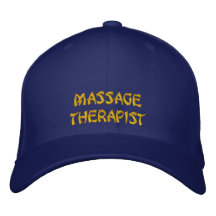 Terapeuta del masaje gorra de béisbol