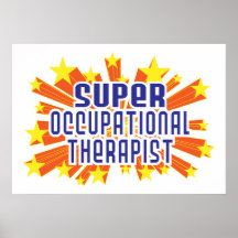 Terapeuta profesional estupendo poster
