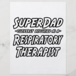 Terapeuta respiratorio de SuperDad… Flyer A Todo Color