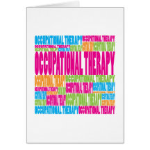 Terapia profesional colorida felicitacion 