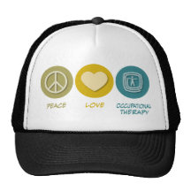 Terapia profesional del amor de la paz gorra