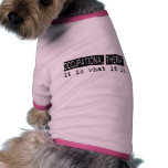 Terapia profesional es tshirt de perro