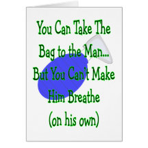 Terapia respiratoria "bolso camisetas del hombre" felicitacion 
