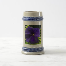 Terciopelo azul tazas de café