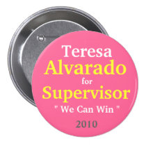 Teresa Alvarado para el supervisor, 2010 botones