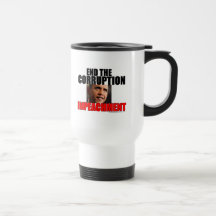Termine la corrupción - acuse a Obama Taza De Café