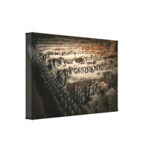 Terracota soldado-China Impresión En Lona