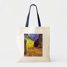 Terraza de Café en el ~ Vincent van Gogh de la noc Bolsa
