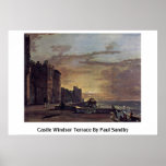 Terraza de Windsor del castillo de Paul Sandby Impresiones