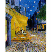 Terraza del café de Vincent van Gogh Escultura Fotográfica