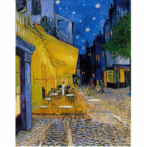 Terraza del café de Vincent van Gogh Escultura Fotográfica