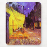 Terraza del café en la noche de Vincent van Gogh M Tapete De Ratón