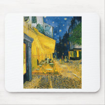 Terraza del café, Place du Forum, Arles, 1888 Alfombrillas De Ratón