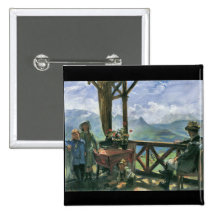 Terraza en Klobenstein, Tyrolia de Lovis Corinto Pin