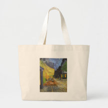 Terraza en la noche - Vincent van Gogh del café Bolsas