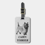 terrier de mojón etiquetas maletas