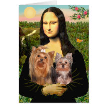 Terrieres de Yorkshire (7and19) - Mona Lisa Tarjeton