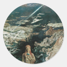 Terror Antiquus, 1908 por León Bakst Pegatina Redonda