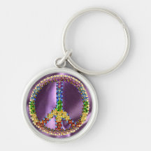Tesoro de la paz llaveros personalizados