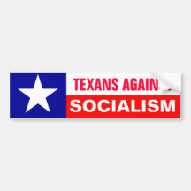 Texans del Anti-Socialismo Pegatina De Parachoque