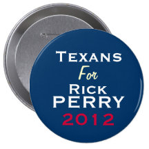Texans para el botón de la campaña de Rick Perry 2 Pins