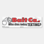 Texting - pegatina para el parachoques del coche d pegatina de parachoque