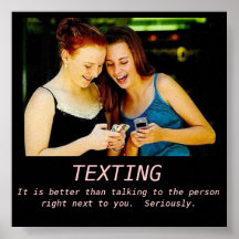 TEXTING POSTERS