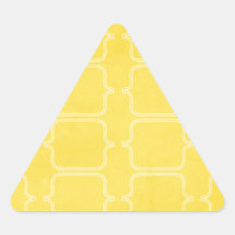 TEXTO AMARILLO BRILLANTE DE LA PLANTILLA DEL FONDO CALCOMANÍA DE TRIANGULADAS