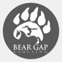 Texto del blanco del pegatina de Gap del oso que s